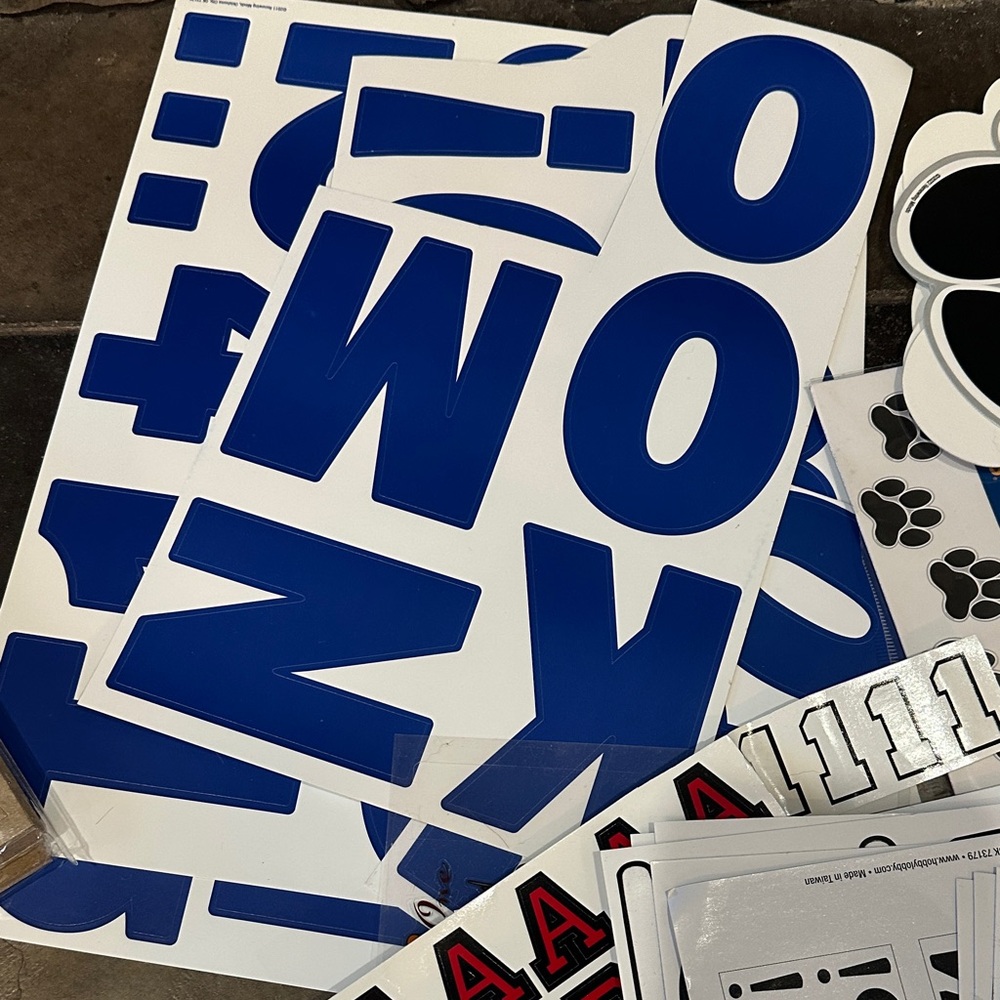 Colorful Alphabet and miscellaneous Sticker Set - Picture 11 of 16